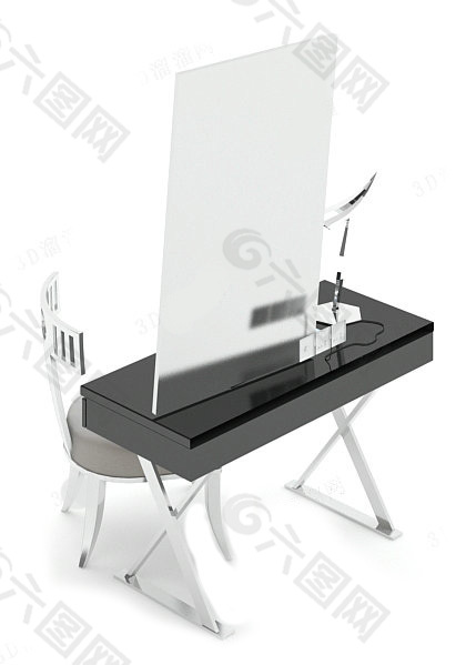 书桌3d模型