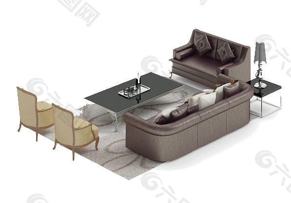 3d沙发设计模型