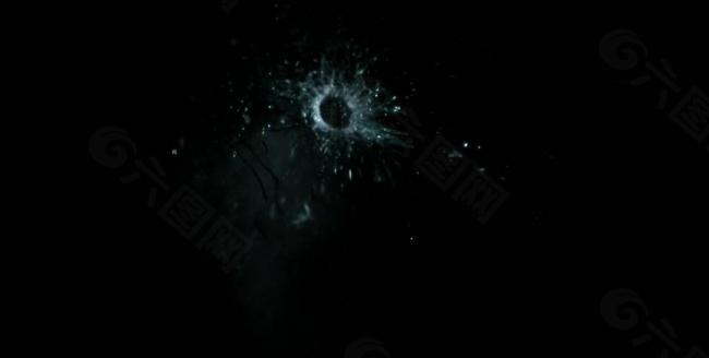 玻璃爆炸高清视频背景图片