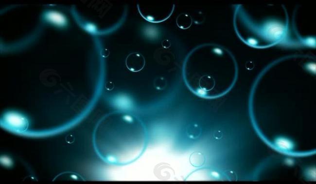 动态水泡背景视频素材图片