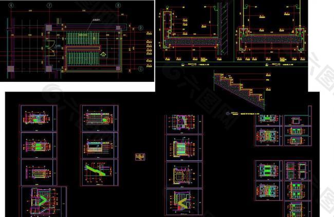 电梯厅楼梯详图图片