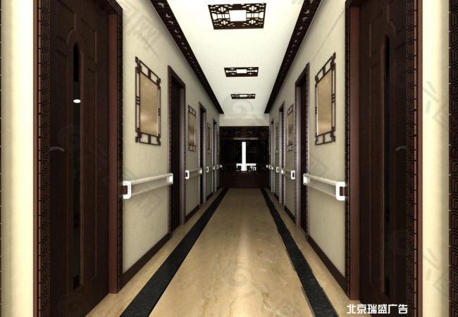 中式走廊图片