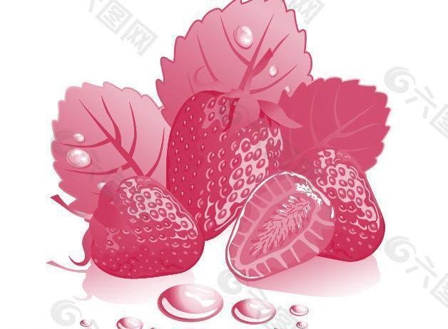 草莓笔刷图片