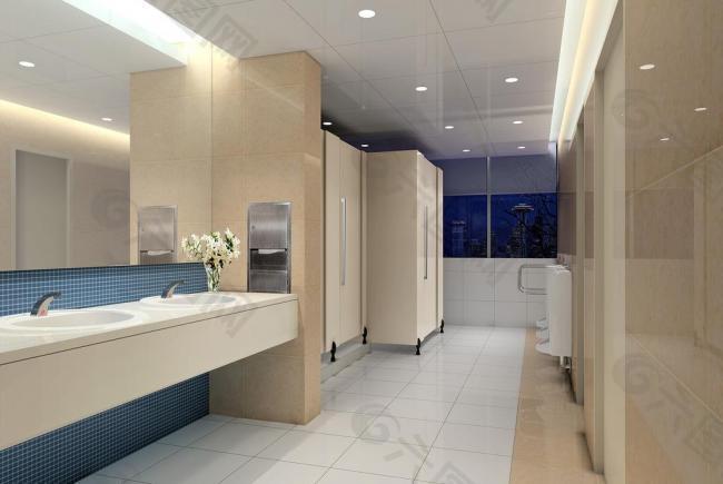 卫生间效果图图片