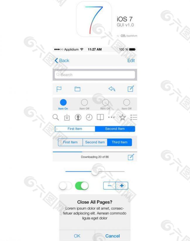 ios7系列素材图片