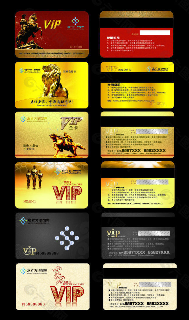 企业VIP卡片