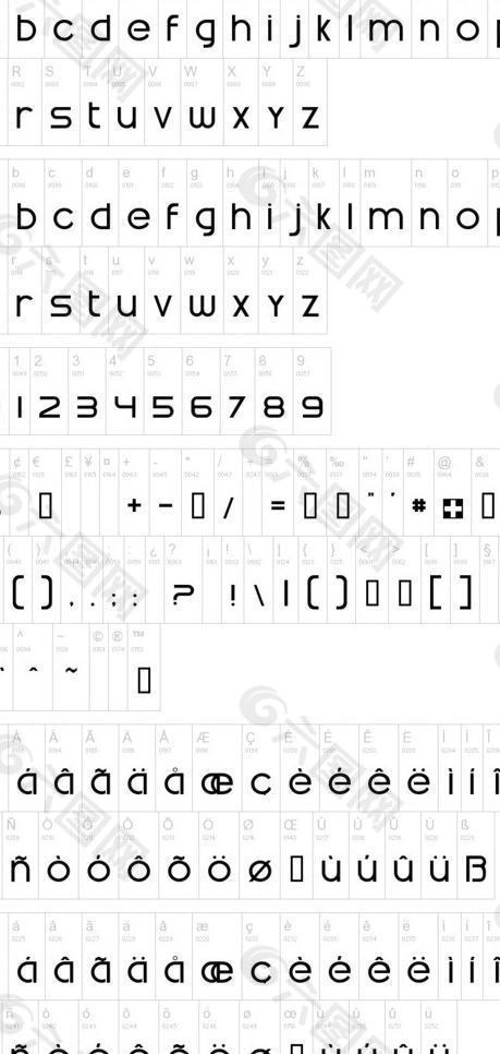 swatch字体图片