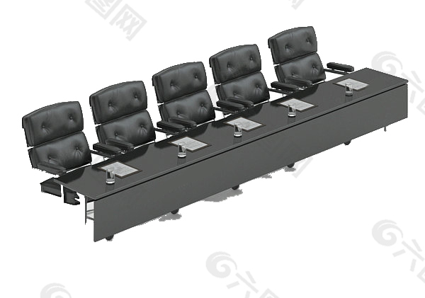 会议桌3d模型