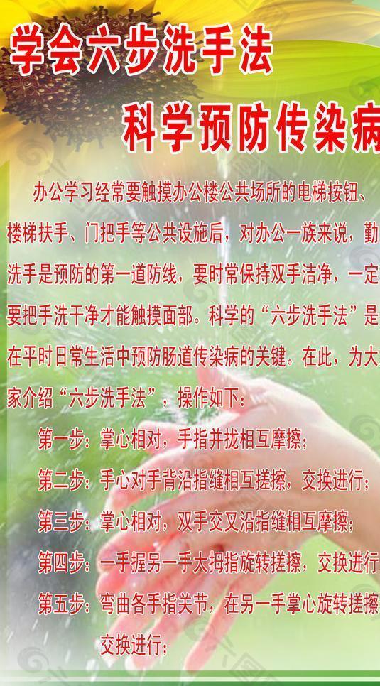 针对儿童宣传疾病预防 六部洗手篇图片