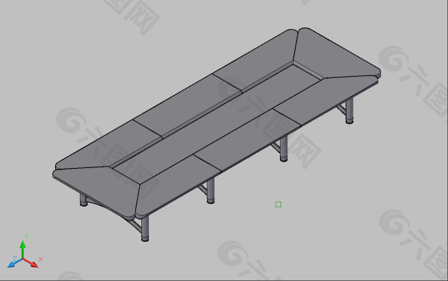 CAD绘制的会议桌