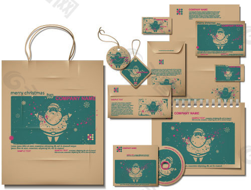 圣诞节周边产品01——矢量素材