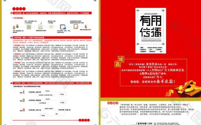 金融杂志dm宣传页图片