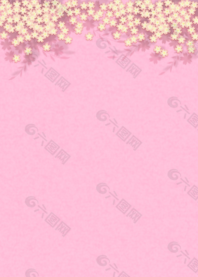 粉色星形点缀阴影效果背景图