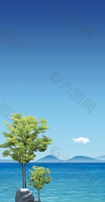 简单风景 一个树 写意树图片