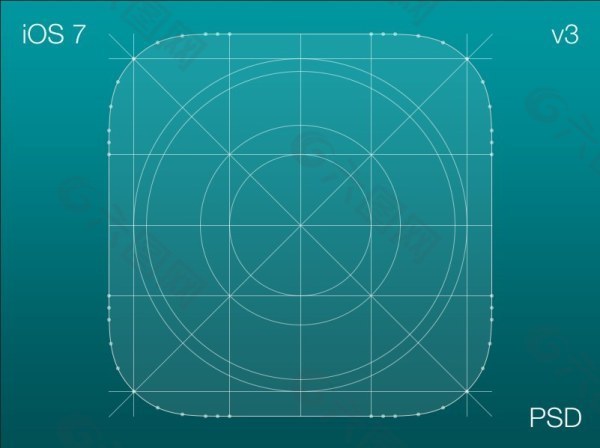 ios7的图标勾线素材