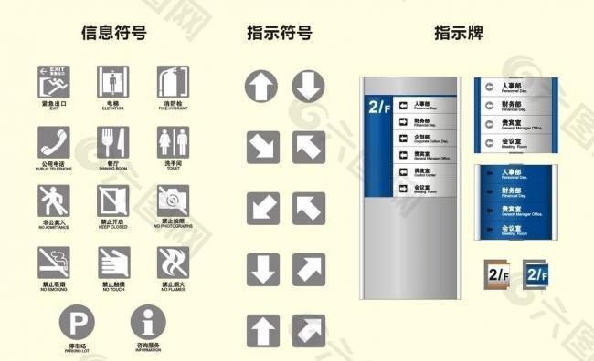 信息及指示牌图片