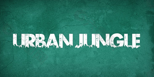 urban jungle英文字体