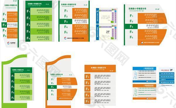 楼层指示牌与楼层分布图图片