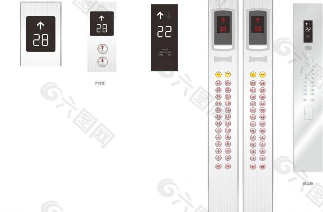 电梯面板图片