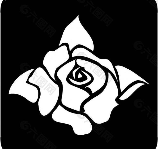 玫瑰花图形标识图片