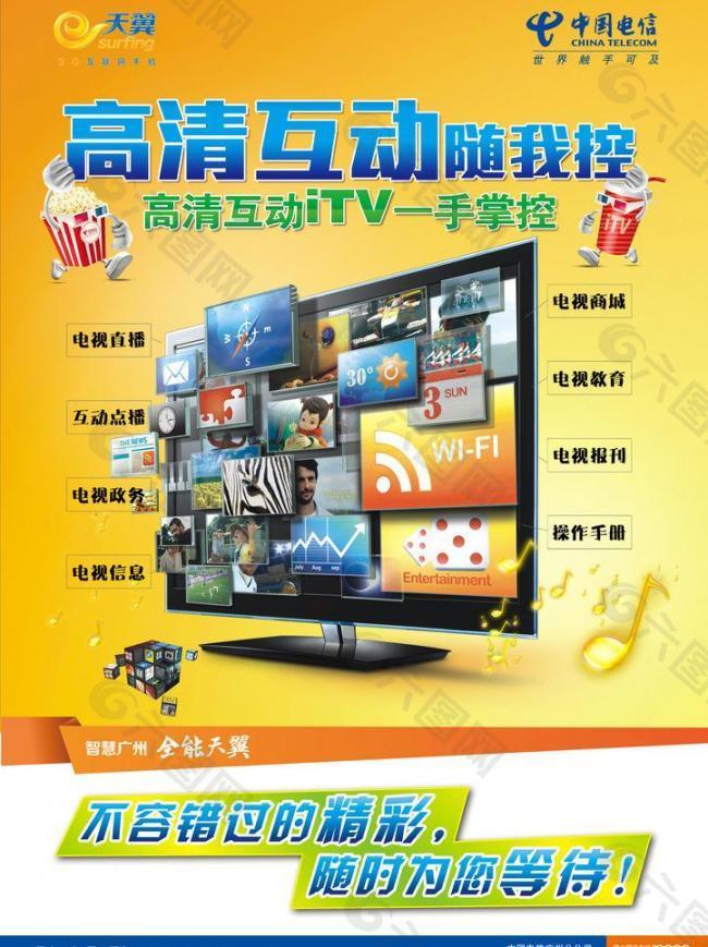 電信itv 海報宣傳圖片