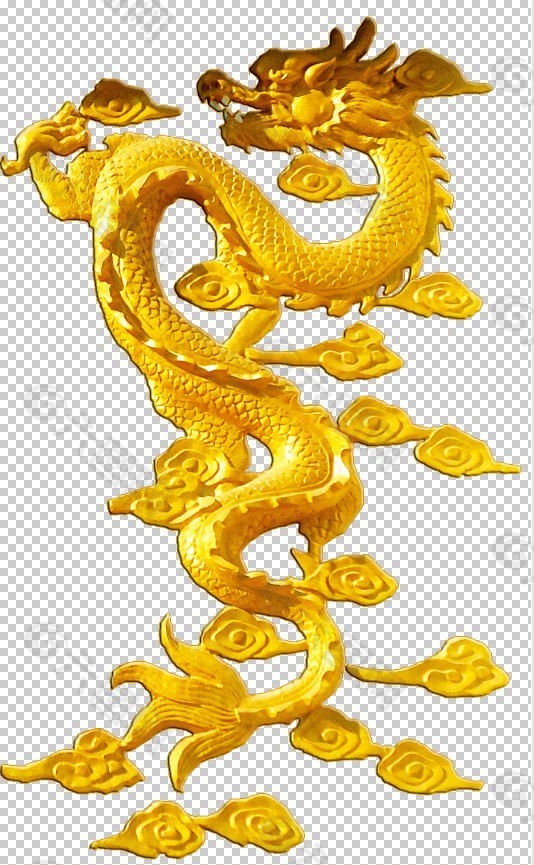 传统中国黄金龙