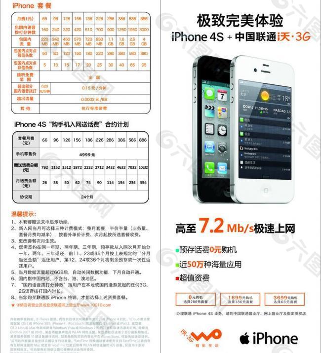 iphone4s折页图片
