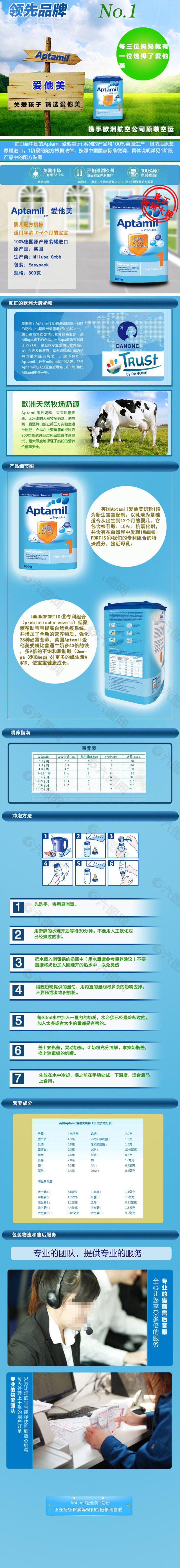 淘宝奶粉详情页