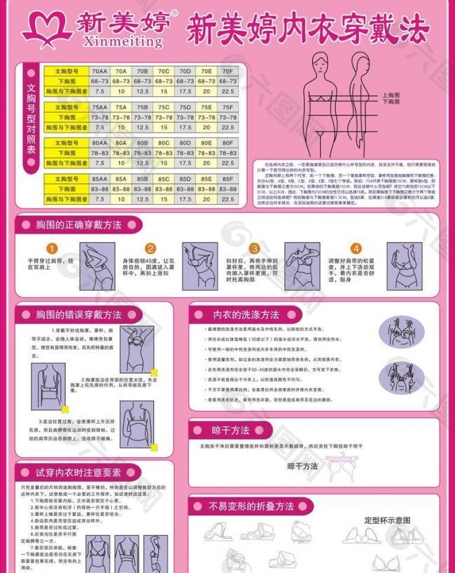 新美婷内衣穿戴法图片