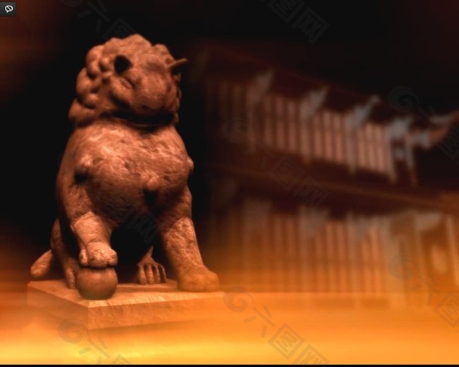 影视素材中国元素石狮素材下载