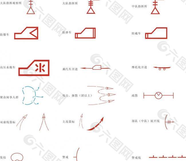 战术标图符号图片