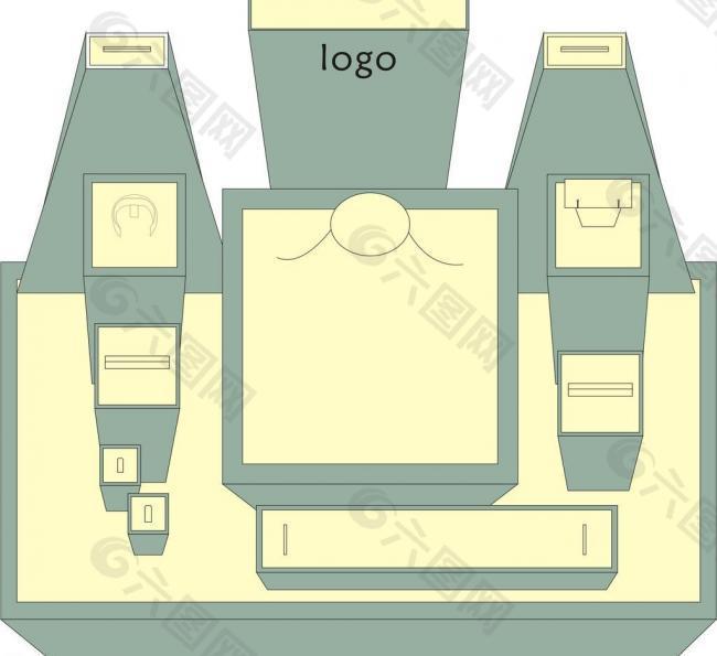 橱窗道具图片