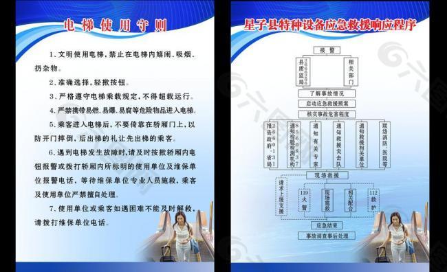 电梯制度牌图片
