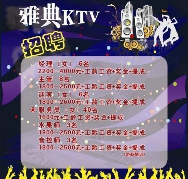 雅典ktv招聘图片