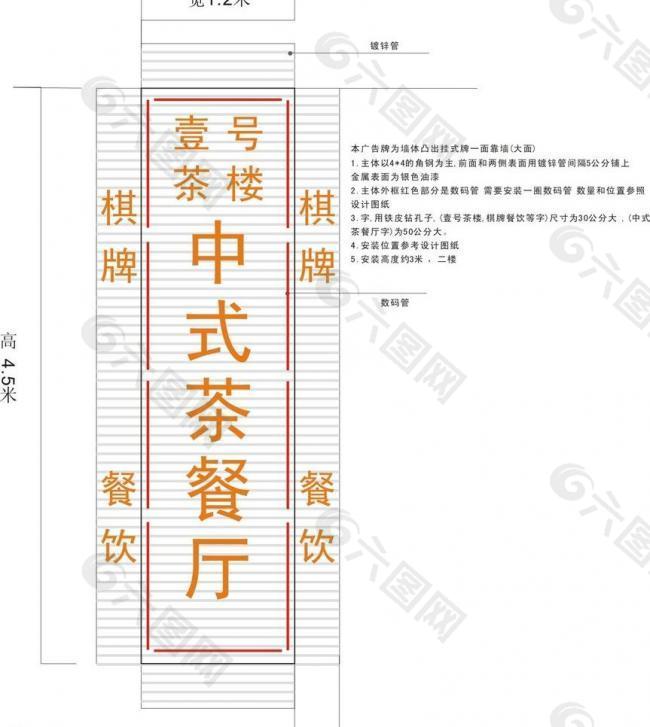 广告牌材料标准图片