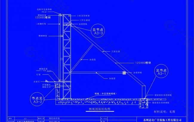 广告牌钢结构图片