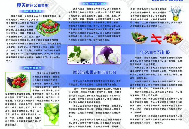 科学饮食三折页内页图片