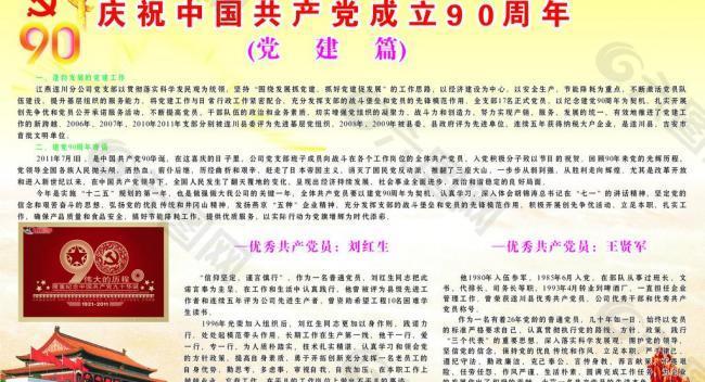 庆祝中国共产党成立90周年（党建篇）图片