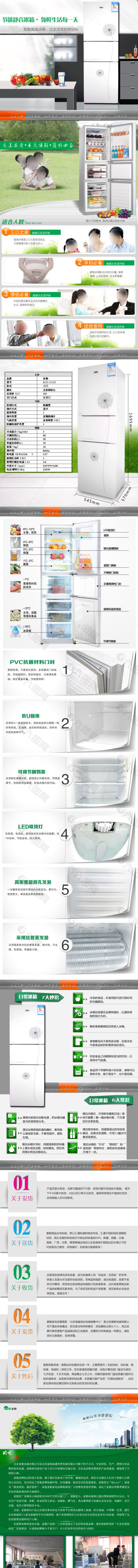 淘宝素材PSD分层高清描述模板环保冰箱