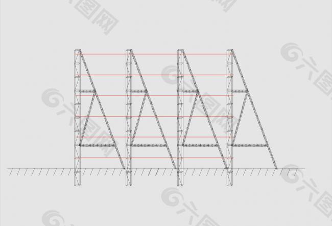户外广告钢铁架图片
