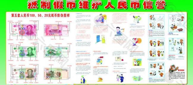 抵制假币图片