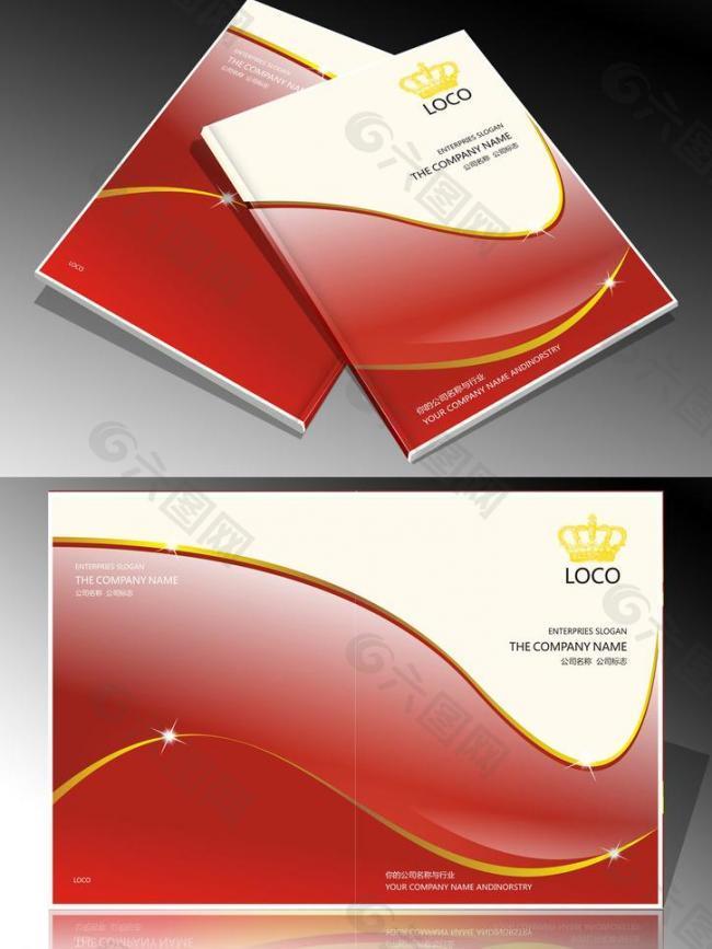 红色封面设计模板图片