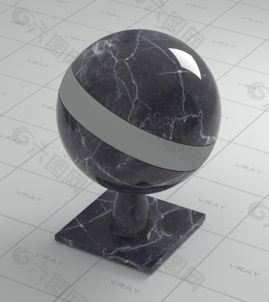 大理石材质球模型