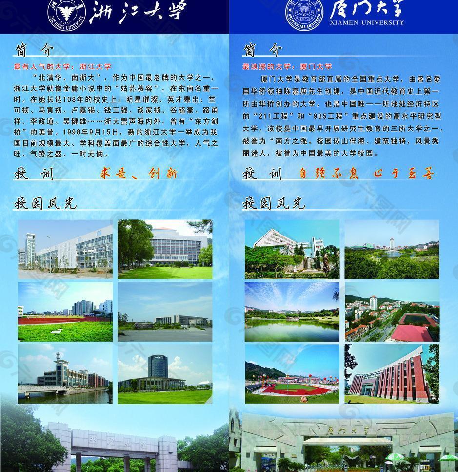 浙江大学与厦门大学图片