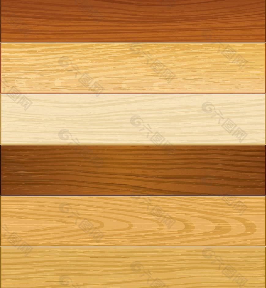 木纹木板木地板矢量图片