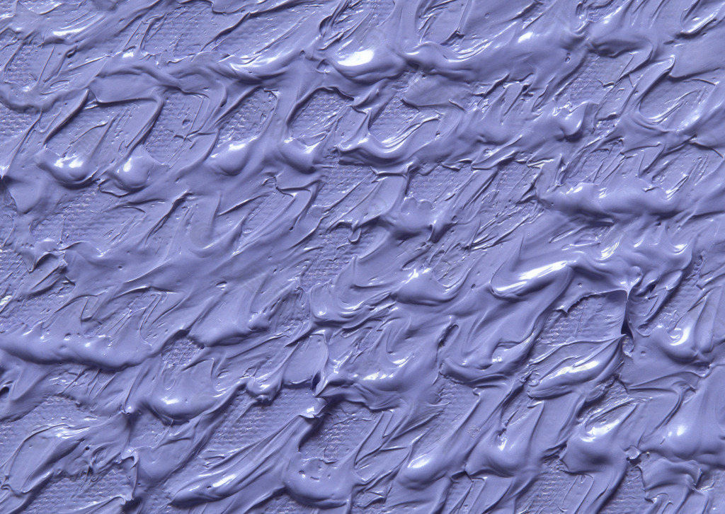 瓦楞纹理紫色油彩图