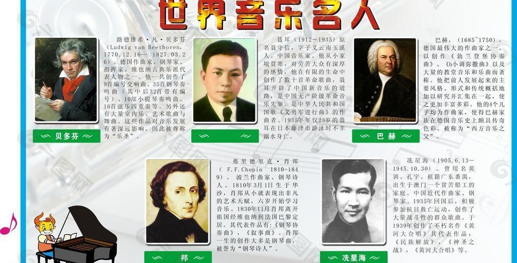 音乐名人图片