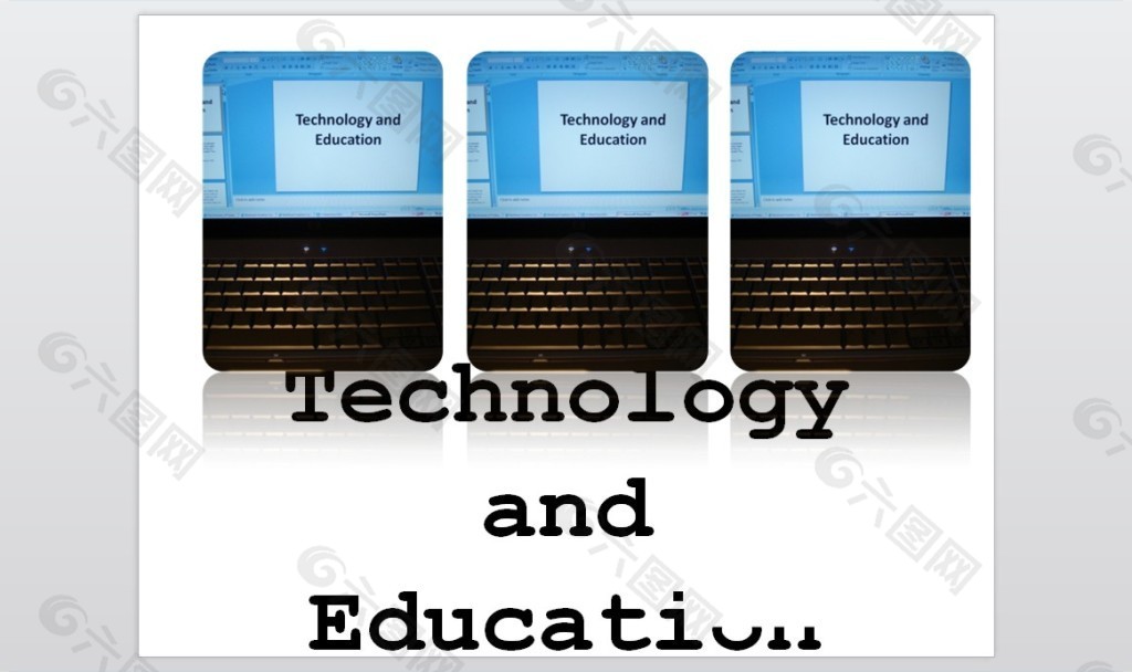 技术教育IT行业PPT模板