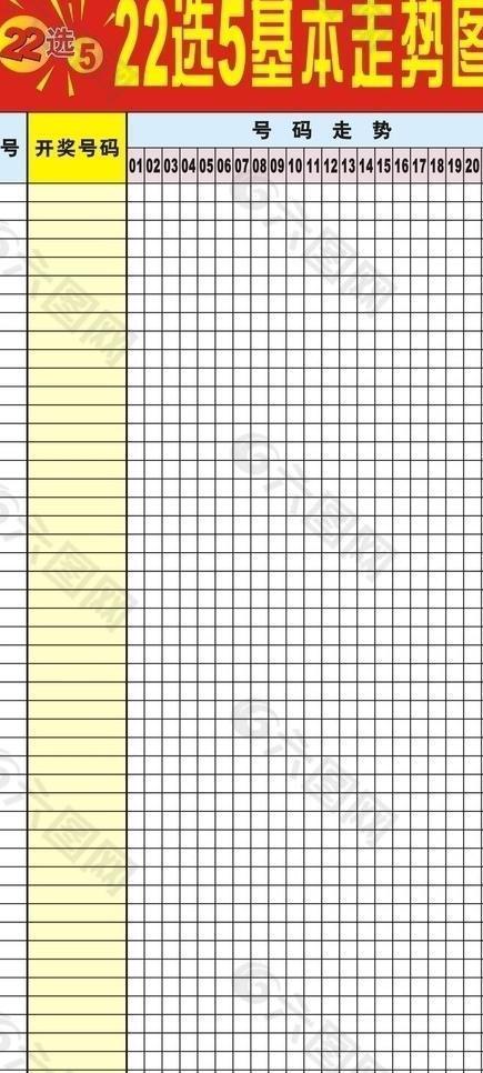 22选5基本走势图图片