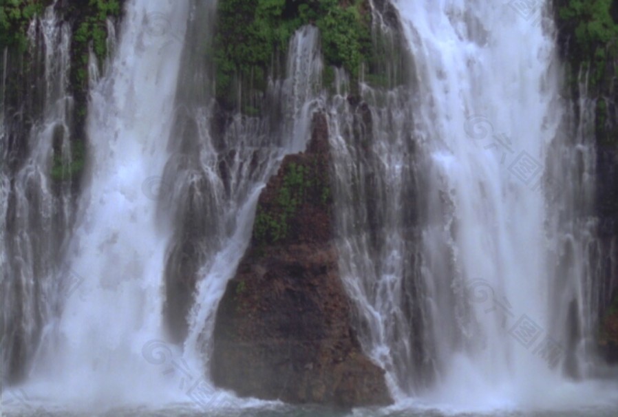 山涧溪水视频素材